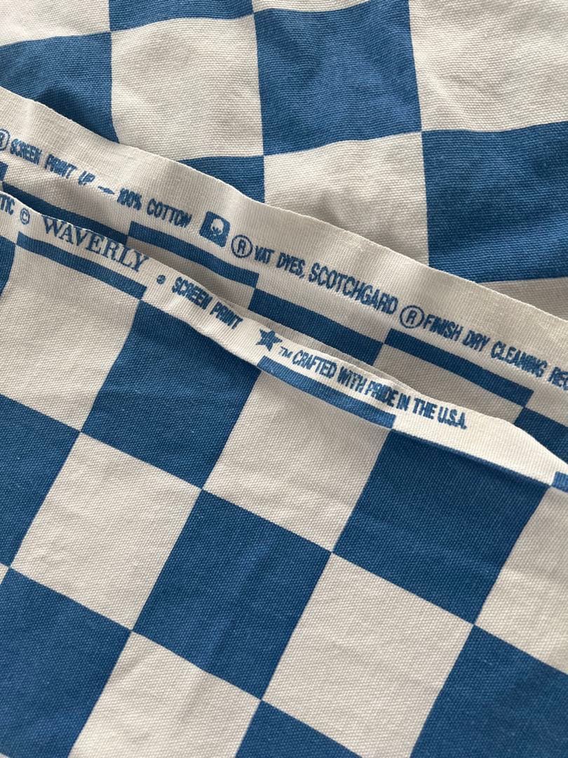 超希少 80s CHECKER FLAG USA製 ヴィンテージファブリック