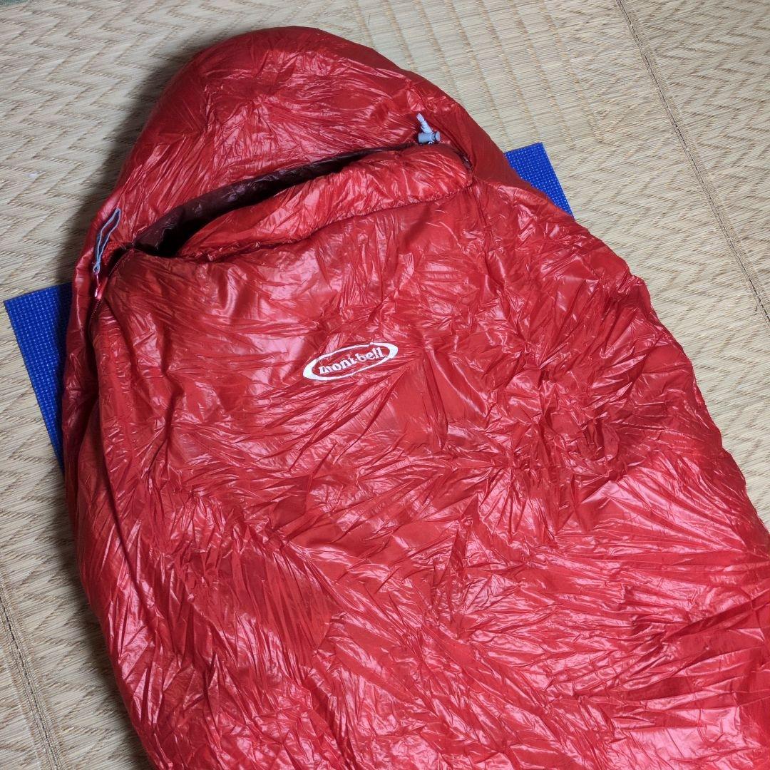 【美品】mont-bellシームレスダウンハガー800#0 モンベル寝袋シュラフ