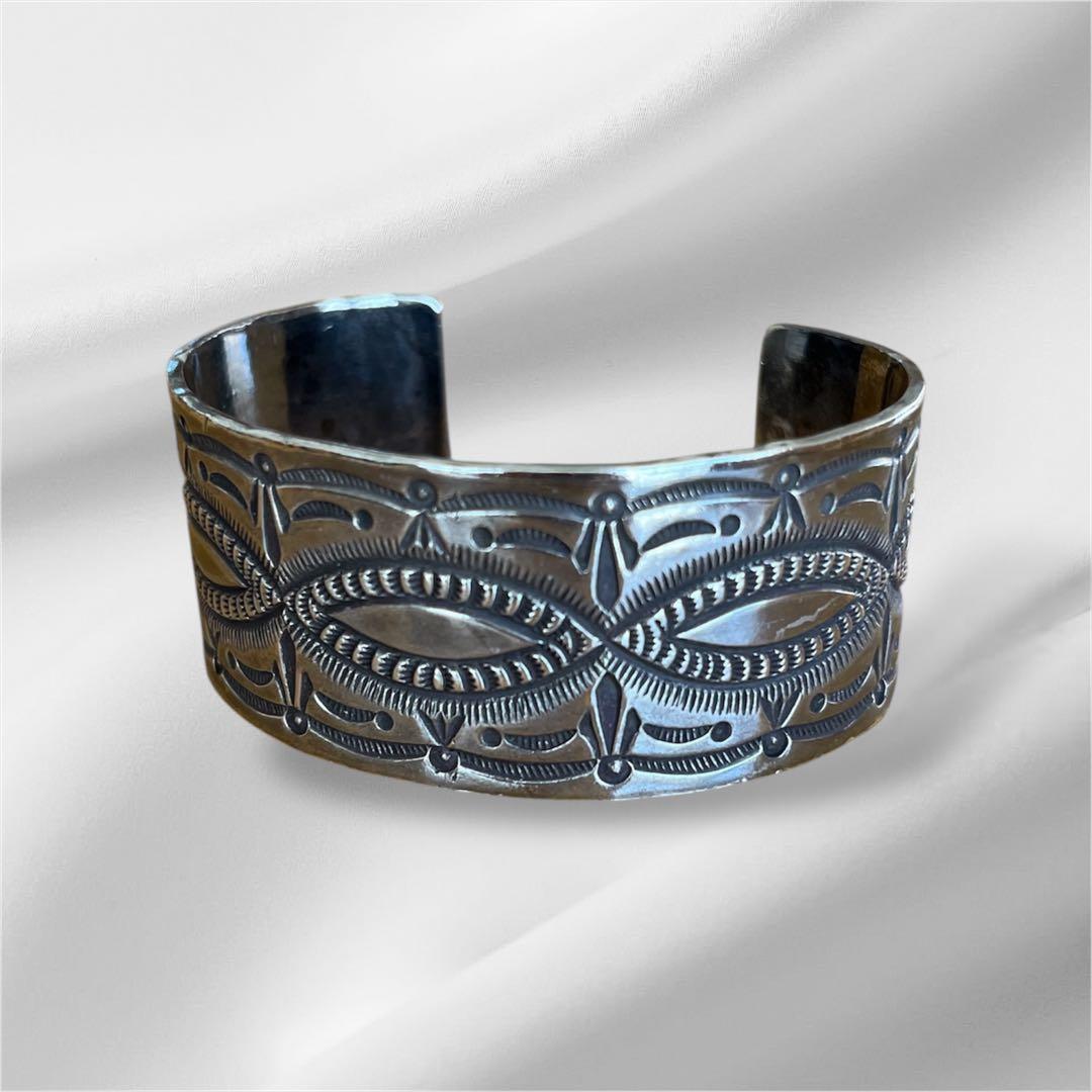 良品 Navajo / Herman Smith silver bangle
