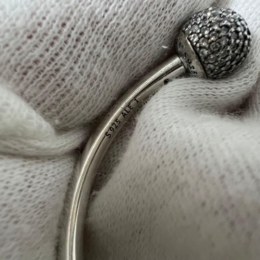 パンドラ　オプーンバングル　パヴェブレスレット