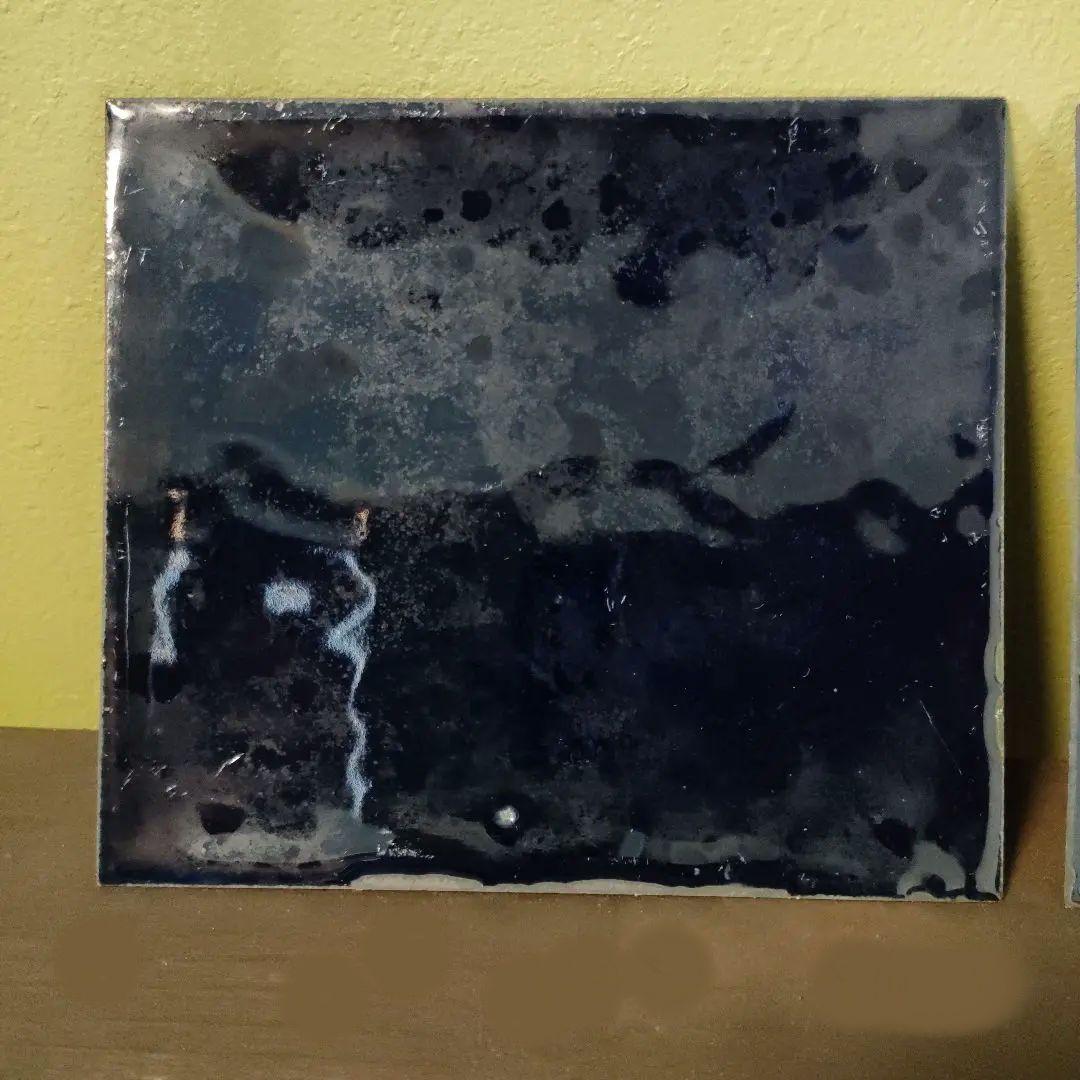 加藤栄三　七宝焼　鵜飼　陶板画　2枚組