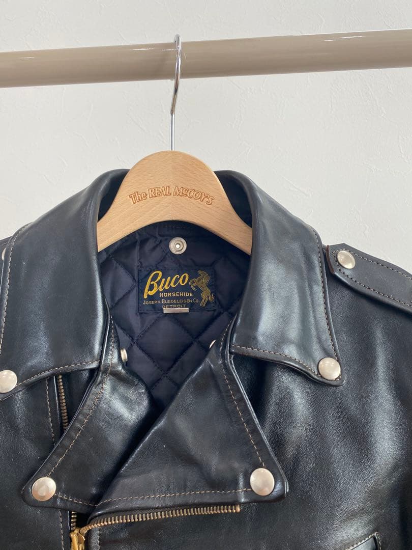 リアルマッコイズ ライダースジャケット buco J-24 38