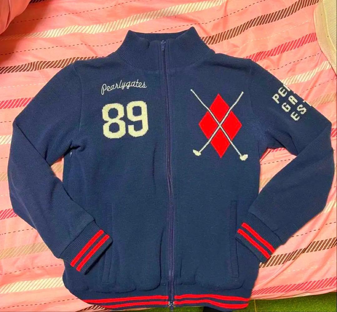 パーリーゲイツ ダブルジップアップ セーター サイズ4