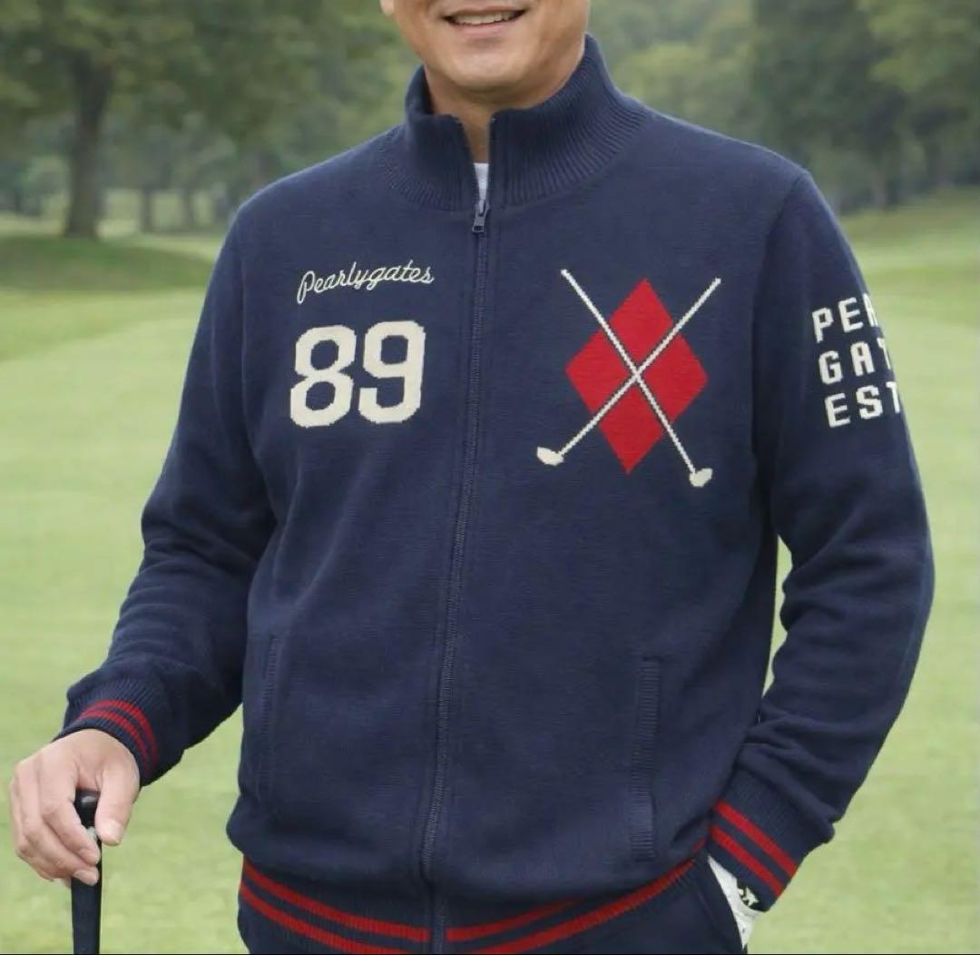 パーリーゲイツ ダブルジップアップ セーター サイズ4