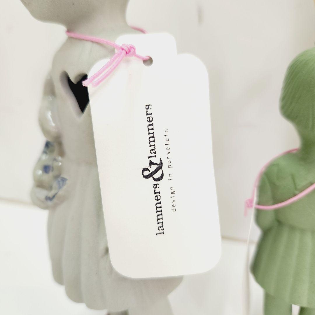 lammers&lammers クロネットドール 陶器 花瓶 2体 オランダ