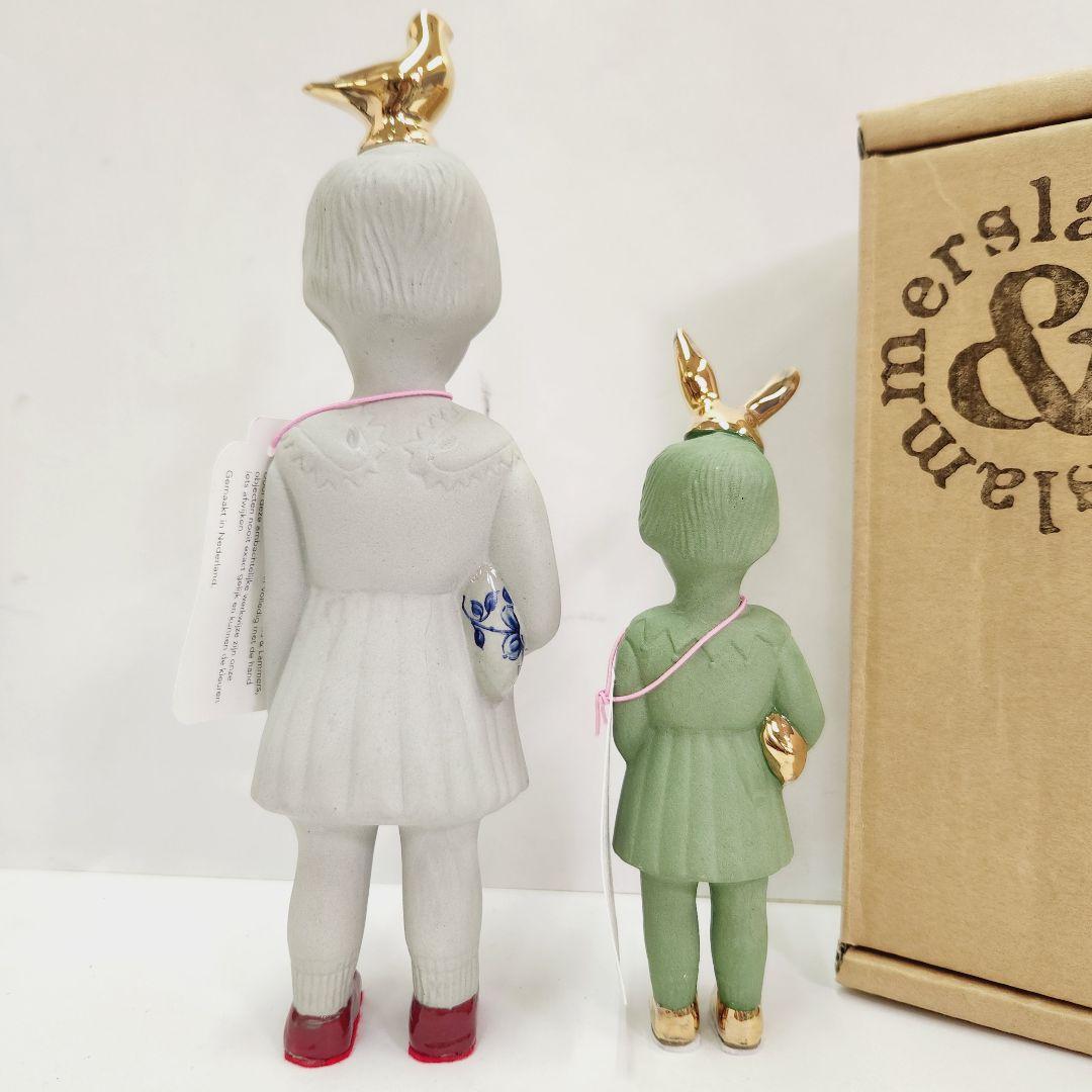 lammers&lammers クロネットドール 陶器 花瓶 2体 オランダ