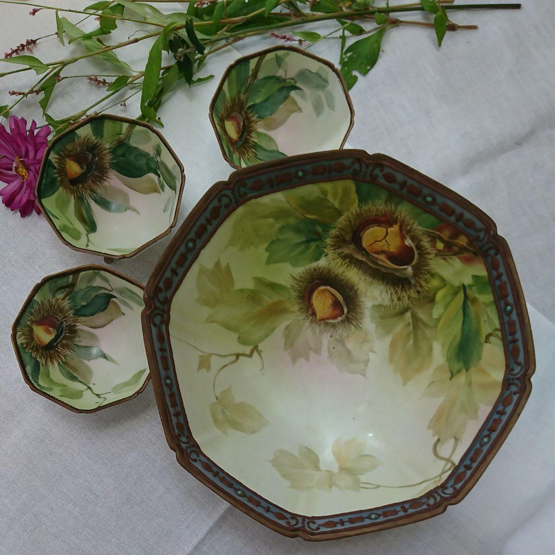 オールドノリタケのナッツボール・セット