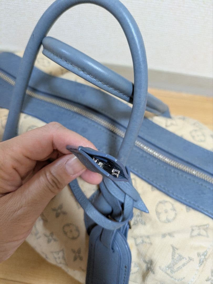 ルイヴィトン モノグラム デニム スピーディ ラウンド 2WAY ボストンバッグ