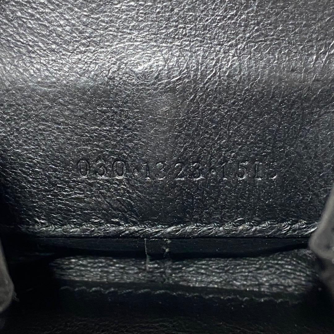 GUCCI グッチ ケース 小銭入れ スクエア レザー 本革 ブラック