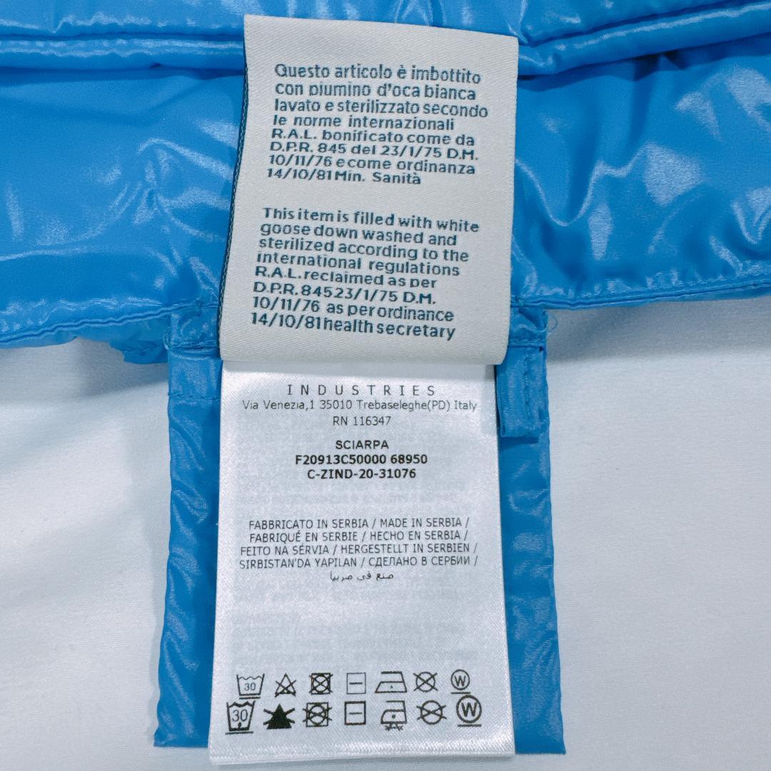 モンクレール SCIARPA 2020年 マフラー ナイロン ブルー