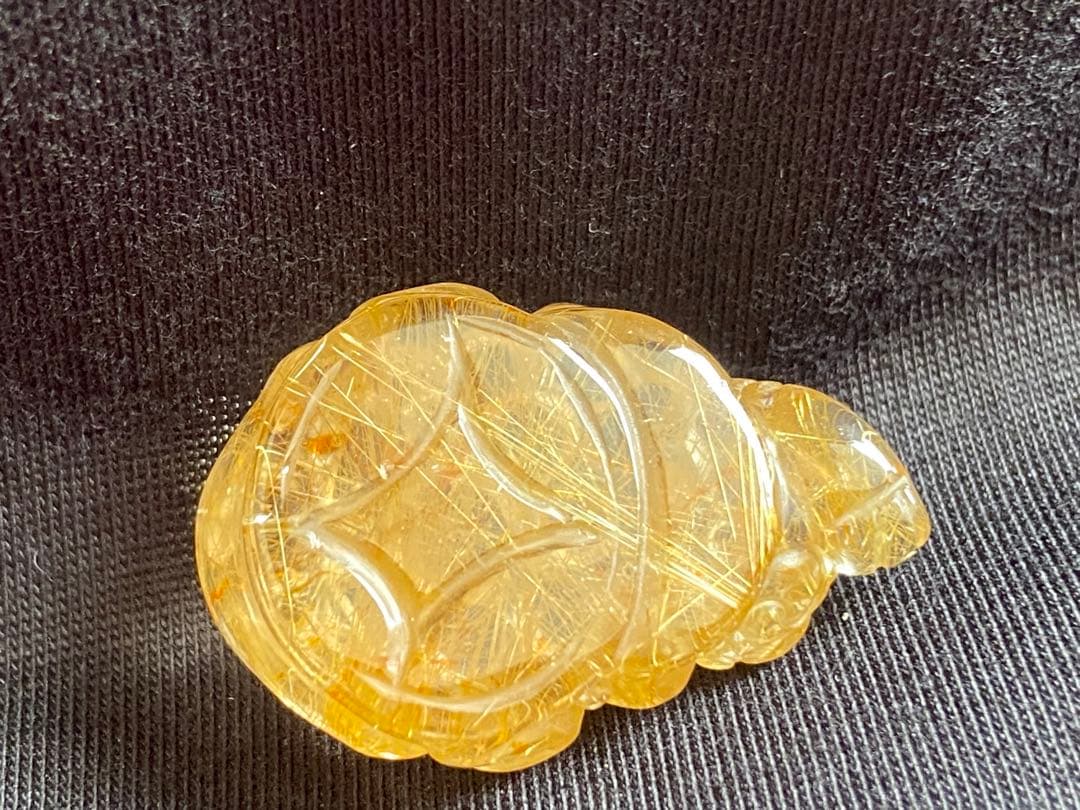 【金・財・商売・子宝・安産】三脚蛙・銭蛙⭐️ゴールドルチル・ライモナイト入⭐️R20