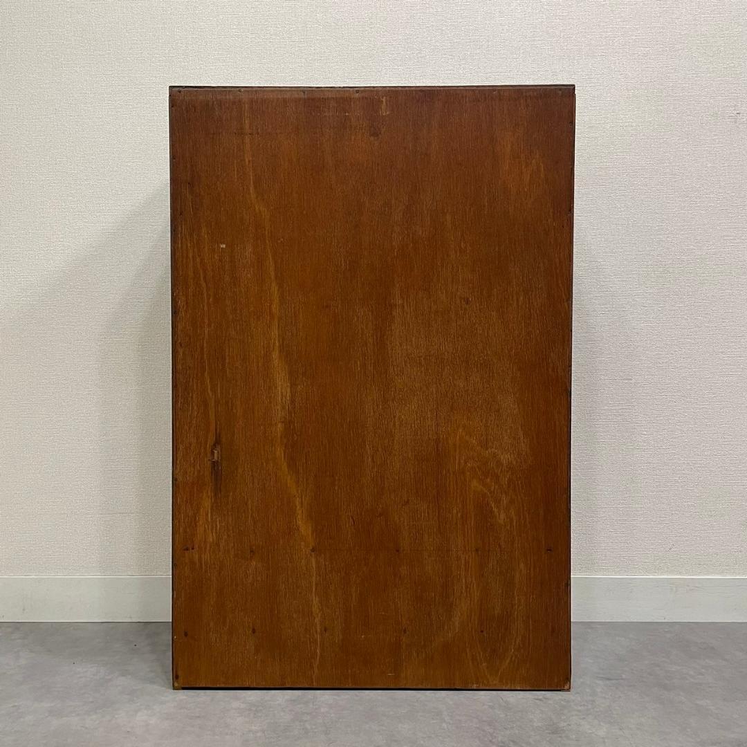 ヴィンテージ 木製 本棚 ガラスキャビネット 食器棚 古家具 収納 ビンテージ