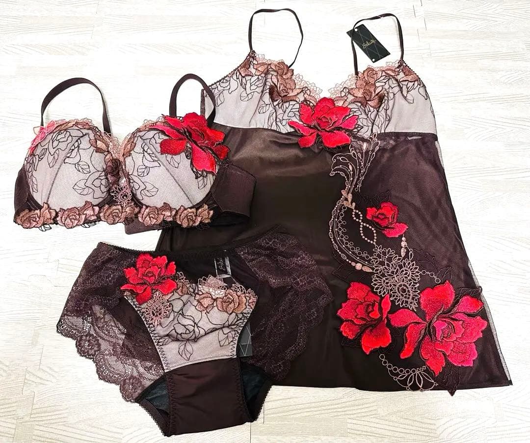 (価格変更しました❣️さらに値下げしました)サルートワコールランジェリー3点セット