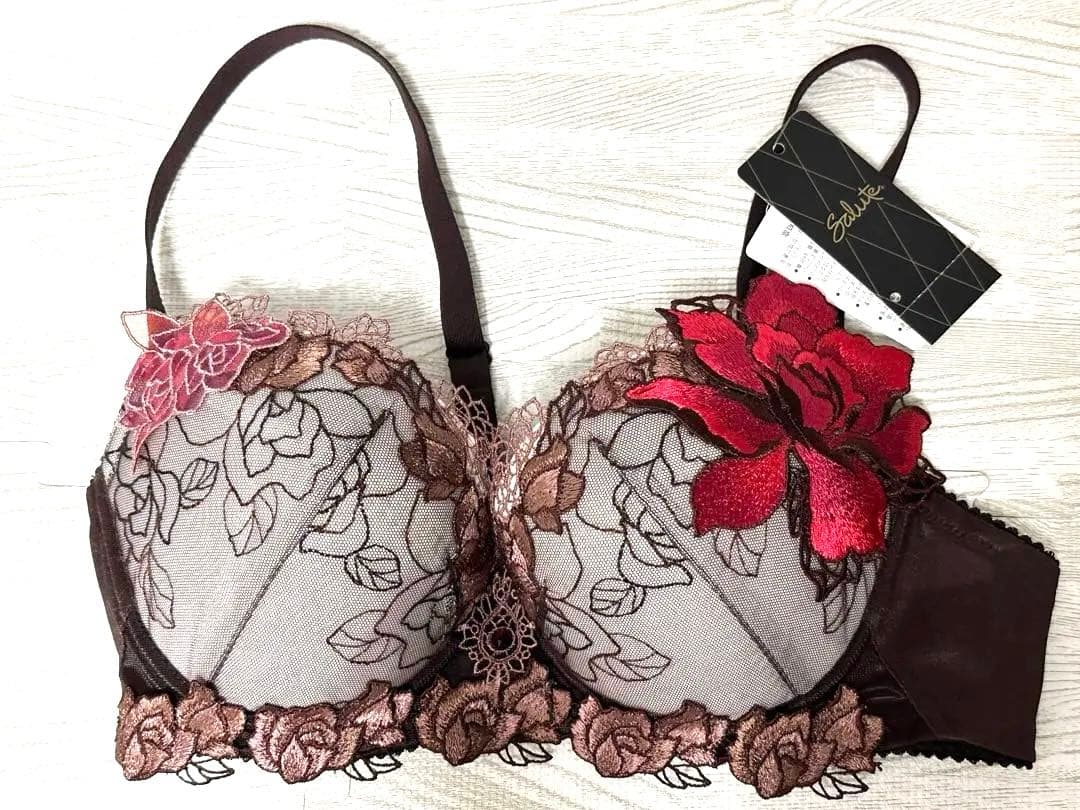 (価格変更しました❣️さらに値下げしました)サルートワコールランジェリー3点セット