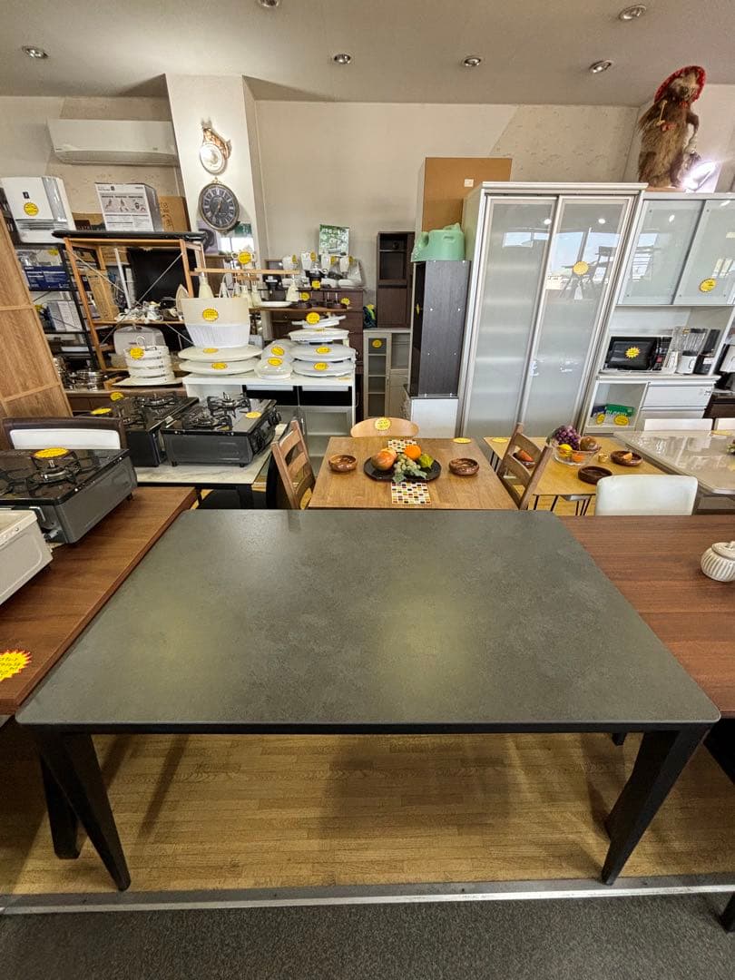 セラミックダイニングテーブル ブラック