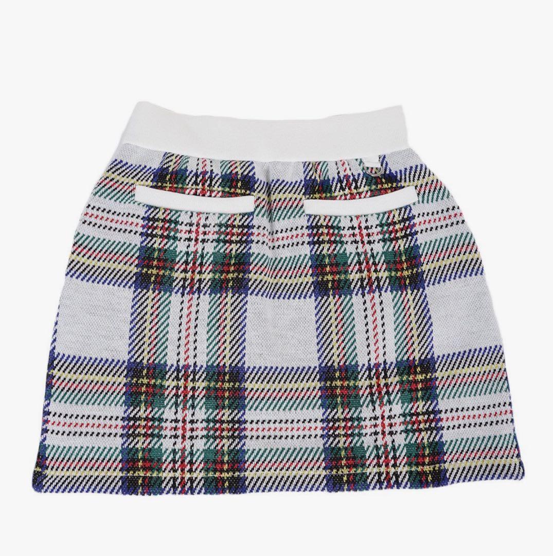 ３点セット【新品】キャロウェイ ホワイト フリース ニット スカート ハイネック