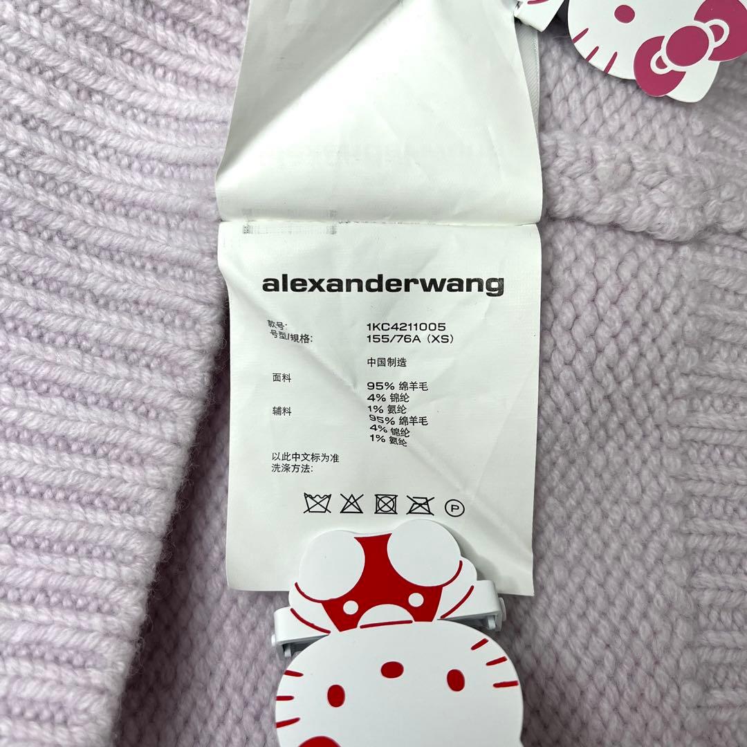 alexander wang ハーフジップニット