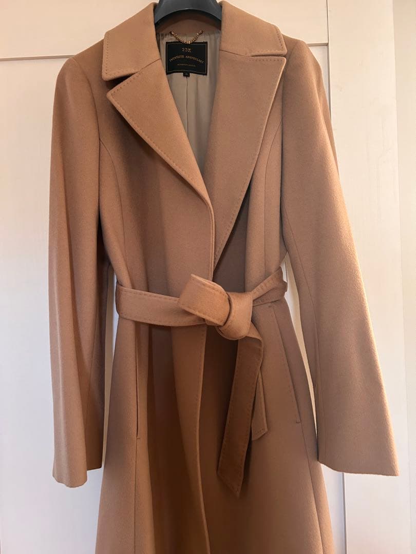 ウール100%コート　キャメル　23区　オンワード樫山