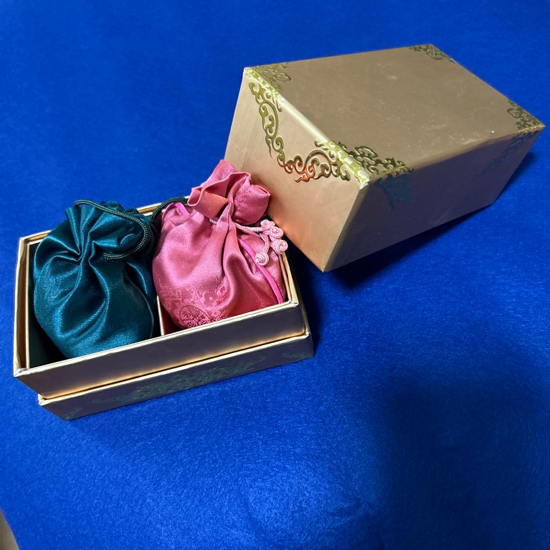 【天てん みなと】統一教会　ミニ壺　2個セット　袋付　箱付