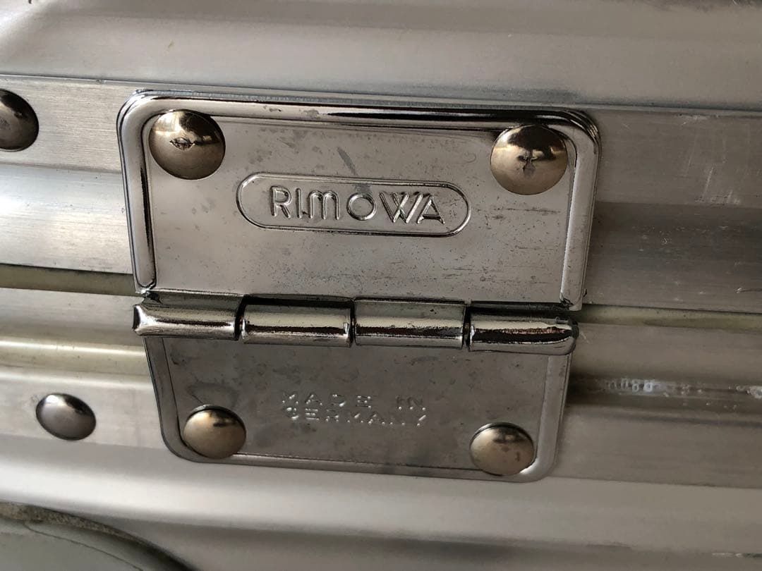 希少 リモワ トパーズ 82L 4輪 青ロゴ 旧ロゴ TSAロック アルミニウム