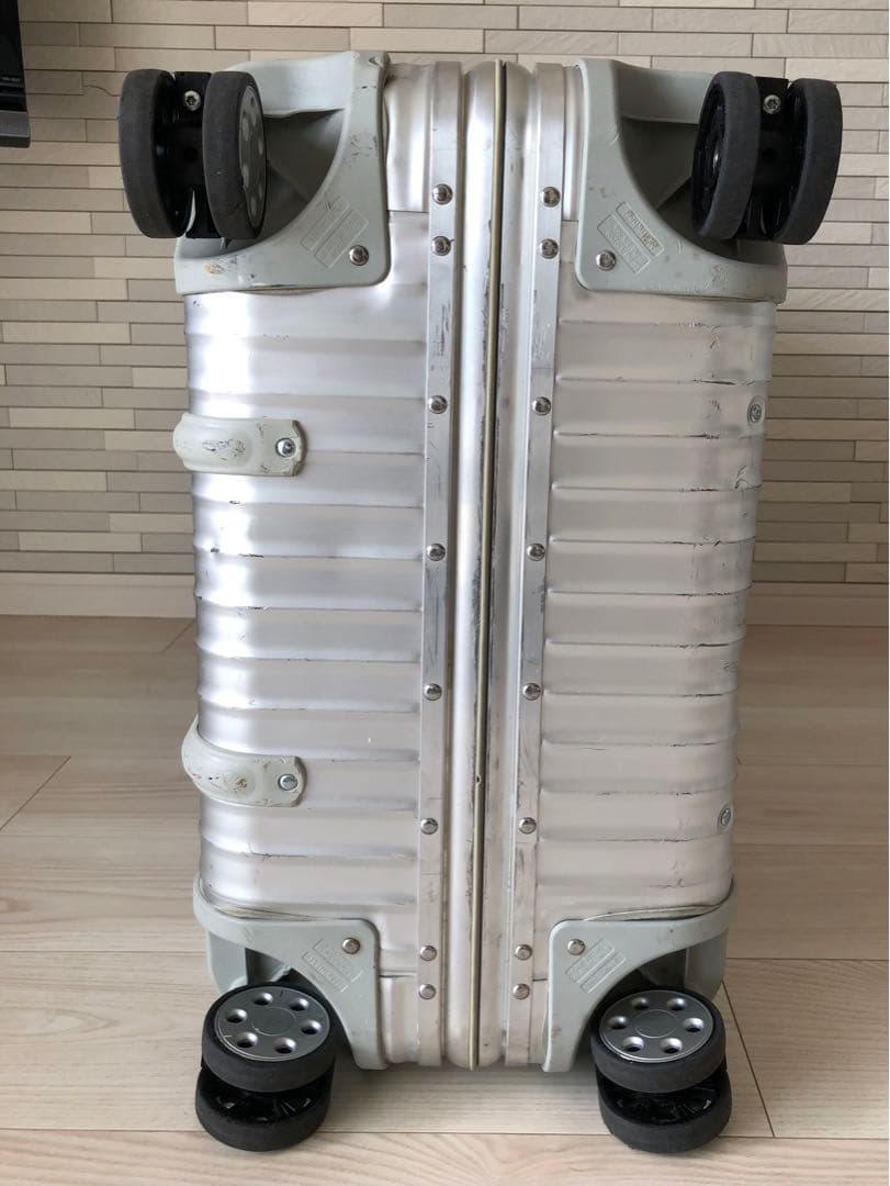 希少 リモワ トパーズ 82L 4輪 青ロゴ 旧ロゴ TSAロック アルミニウム