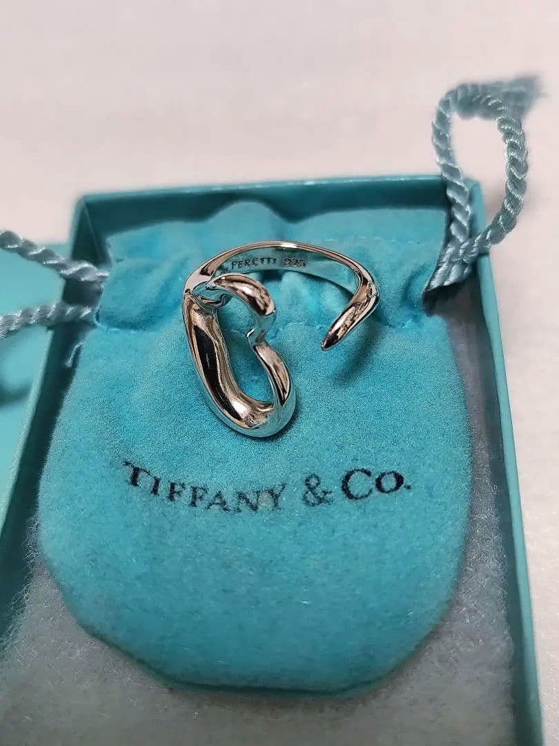 Tiffany & Co. シルバー オープンハートリング