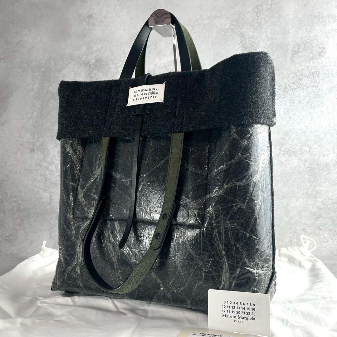【激レア】マルジェラ フォールドオーバートートバッグ ブラック