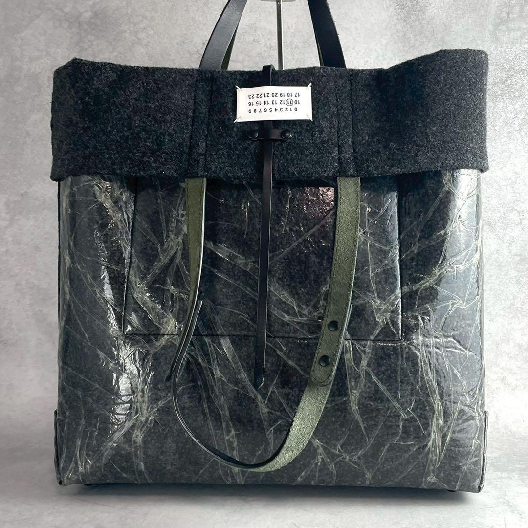 【激レア】マルジェラ フォールドオーバートートバッグ ブラック