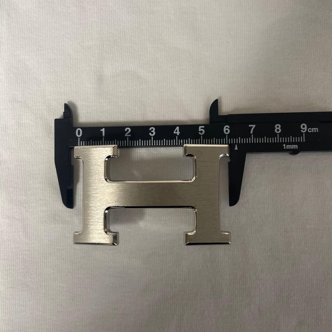 エルメスベルトバックルのみ《H》 シルバー中古32mmシルバー