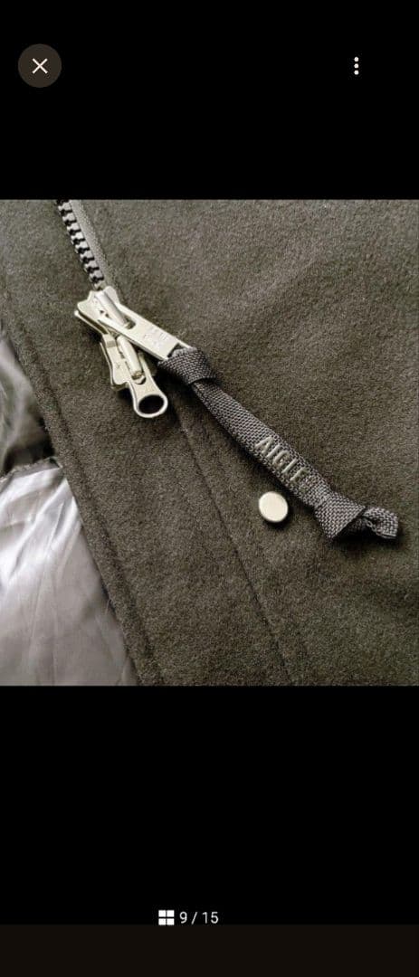 わ*あ様 【極美品】 AIGLE ブラック ロングウールジャケット 38サイズ