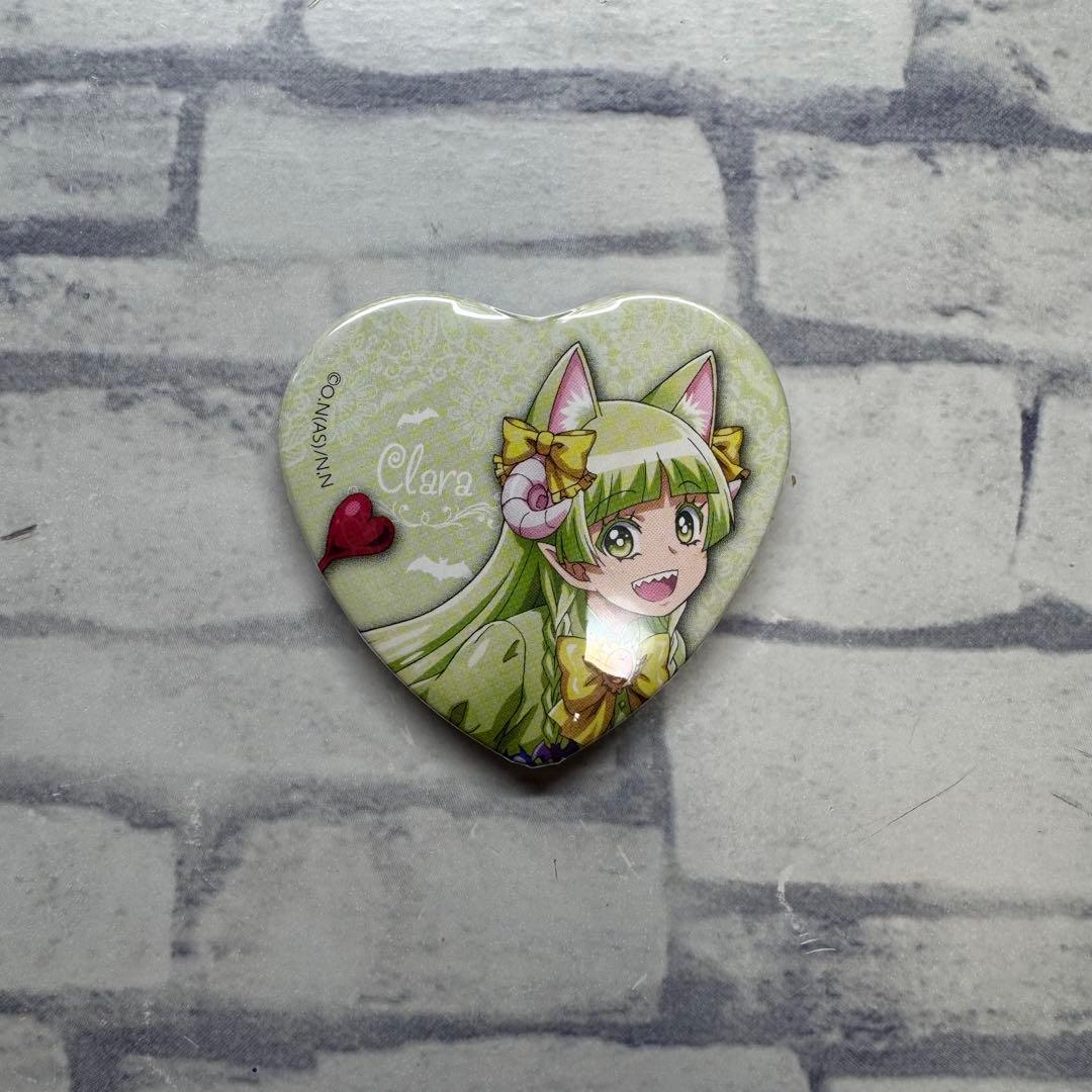 魔入りました！入間くん in ナンジャタウン ハート缶バッヂ　クララ