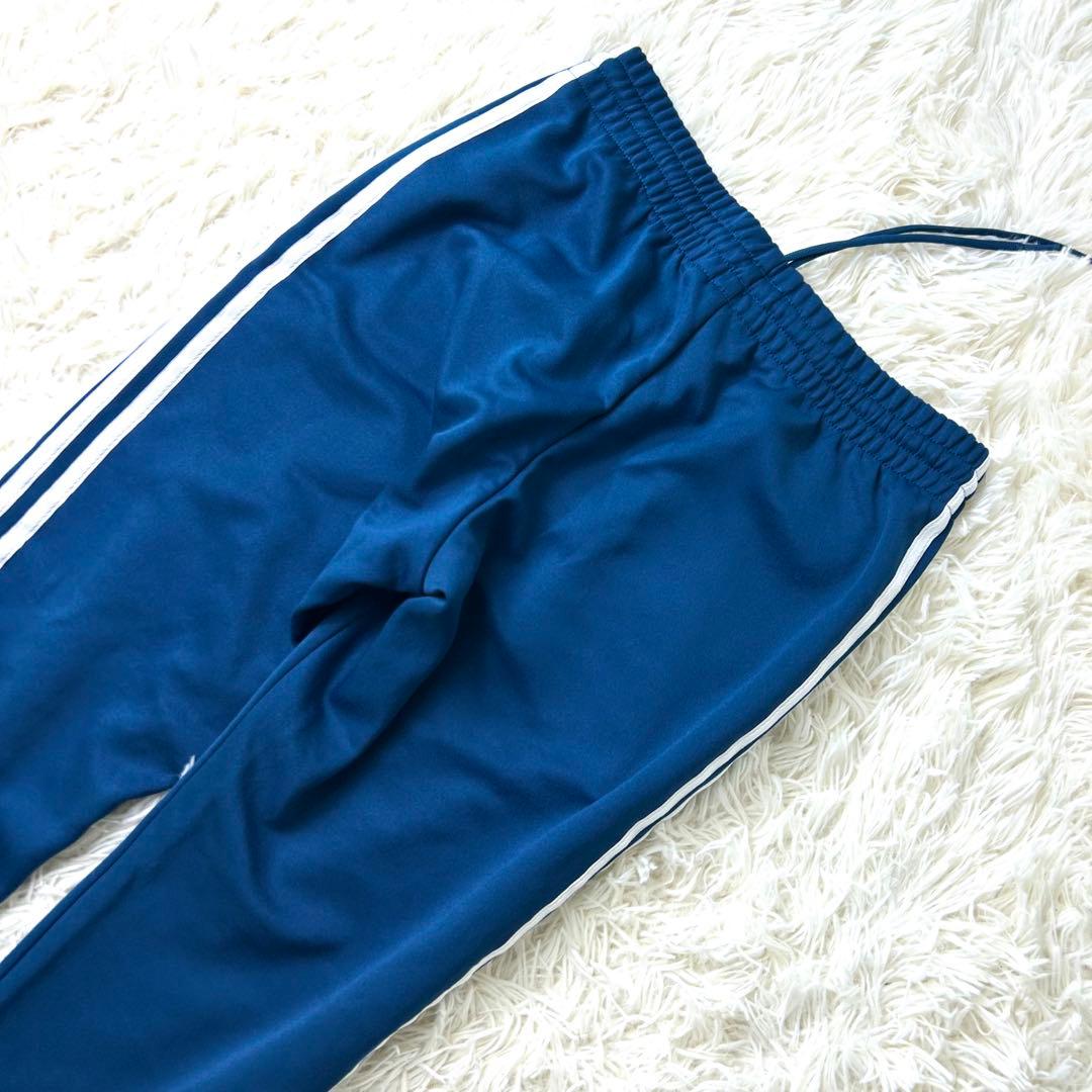 M　アディダス トラックジャケット セットアップ 上下 ジャージ ネイビー 紺