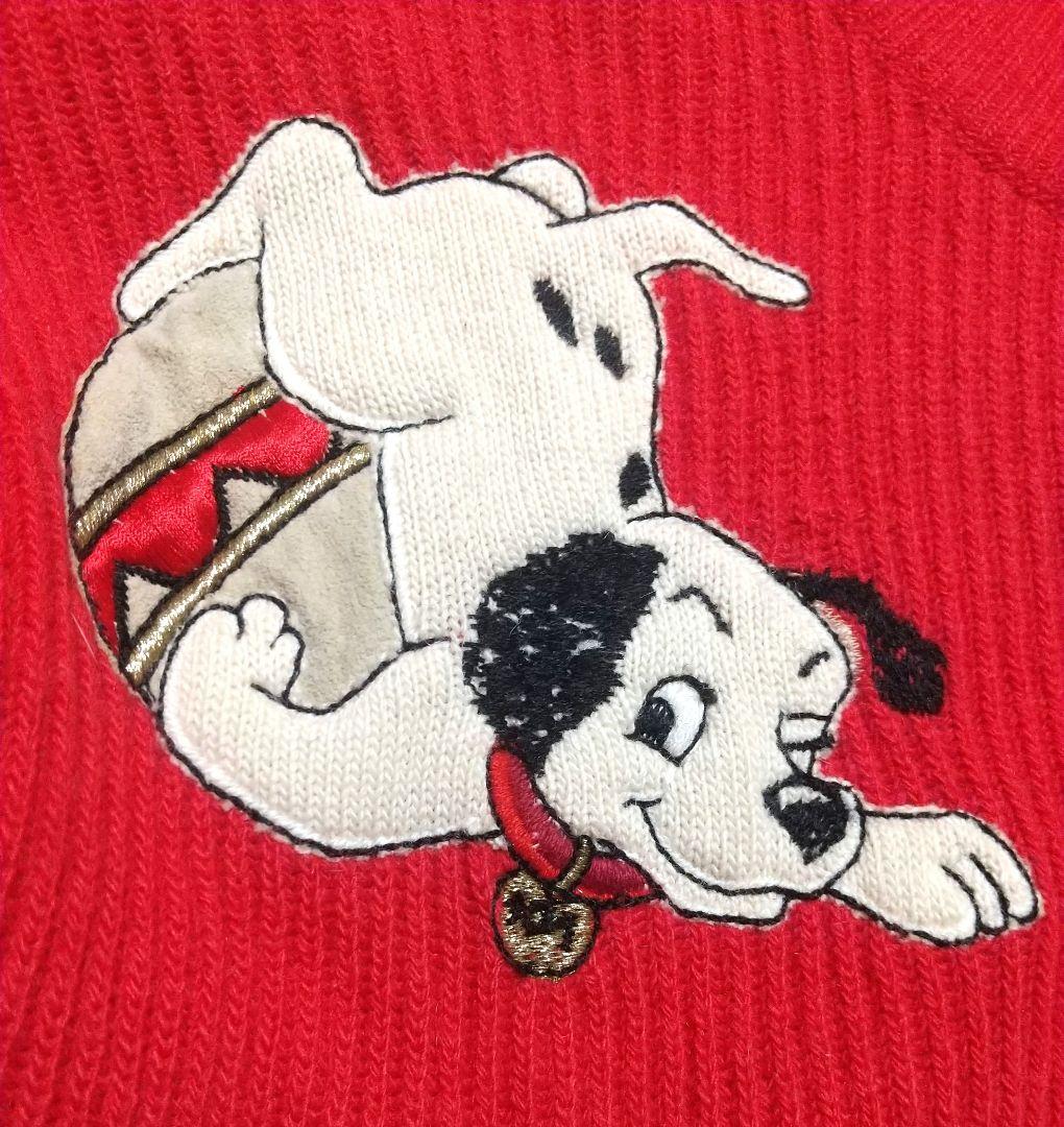 90s ICEBERG × Disney ダルメシアン刺繍ニット イタリア製