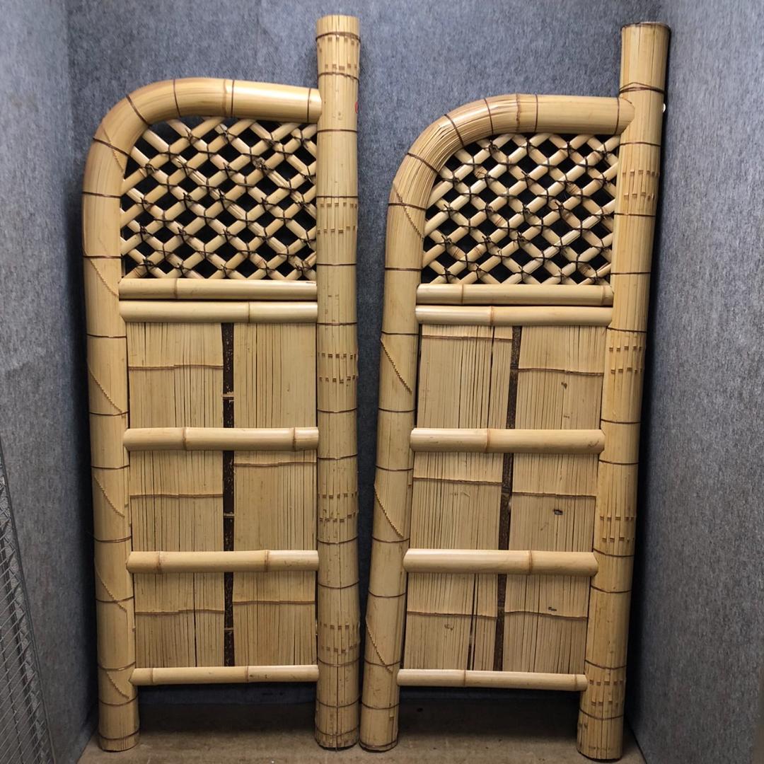 【未使用】　天然竹　玉袖垣 　2個