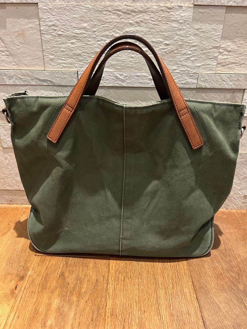  Peak スノーピーク コットン　ビジネスバック オリーブカラー