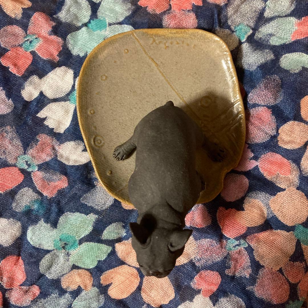 新品　ゆとり炉 陶器 フレンチブルドッグ ブリンドル　値下げ