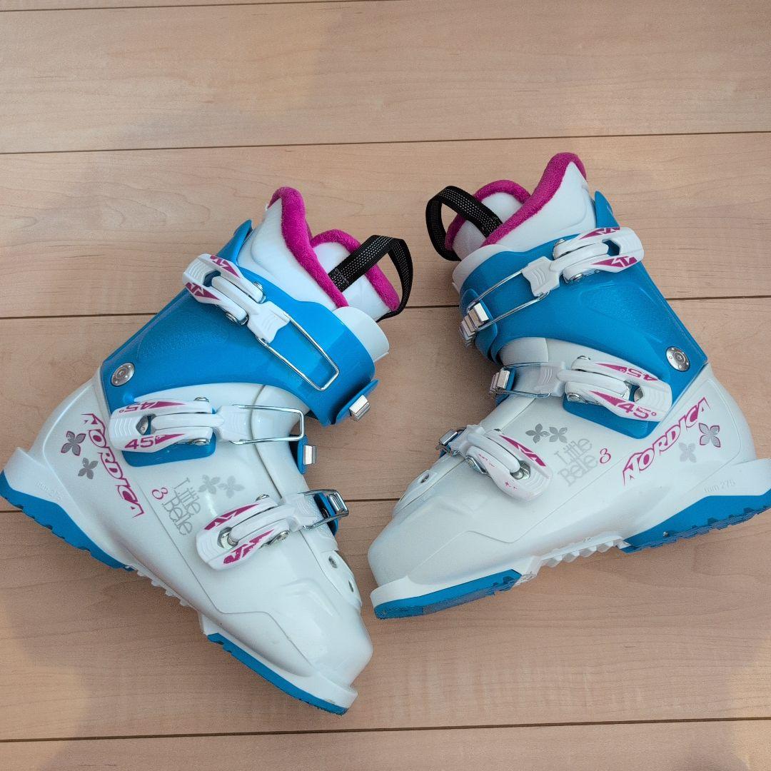 スキー5点セット ジュニア用　ブーツサイズ22㌢前後　HEADなど