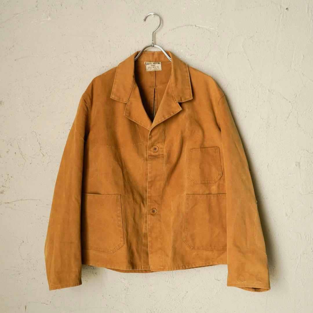 30s 40s CROFT'S コットンキャンバス シューティングジャケット