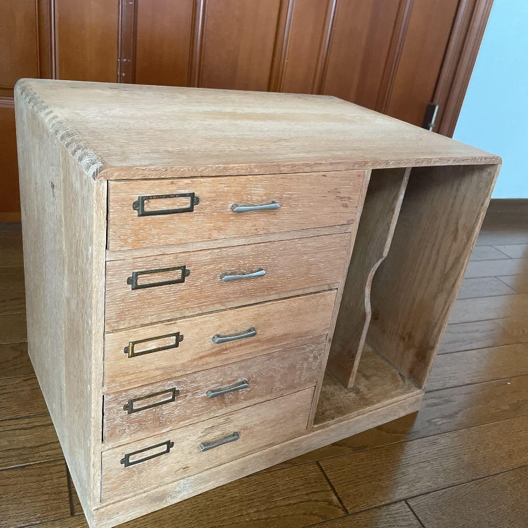 蟻組仕様 昭和大正 レトロ レコード収納? 引き出し 当時モノ