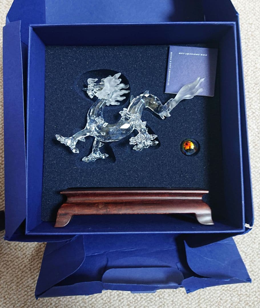 【未使用・訳あり】スワロフスキー ドラゴン