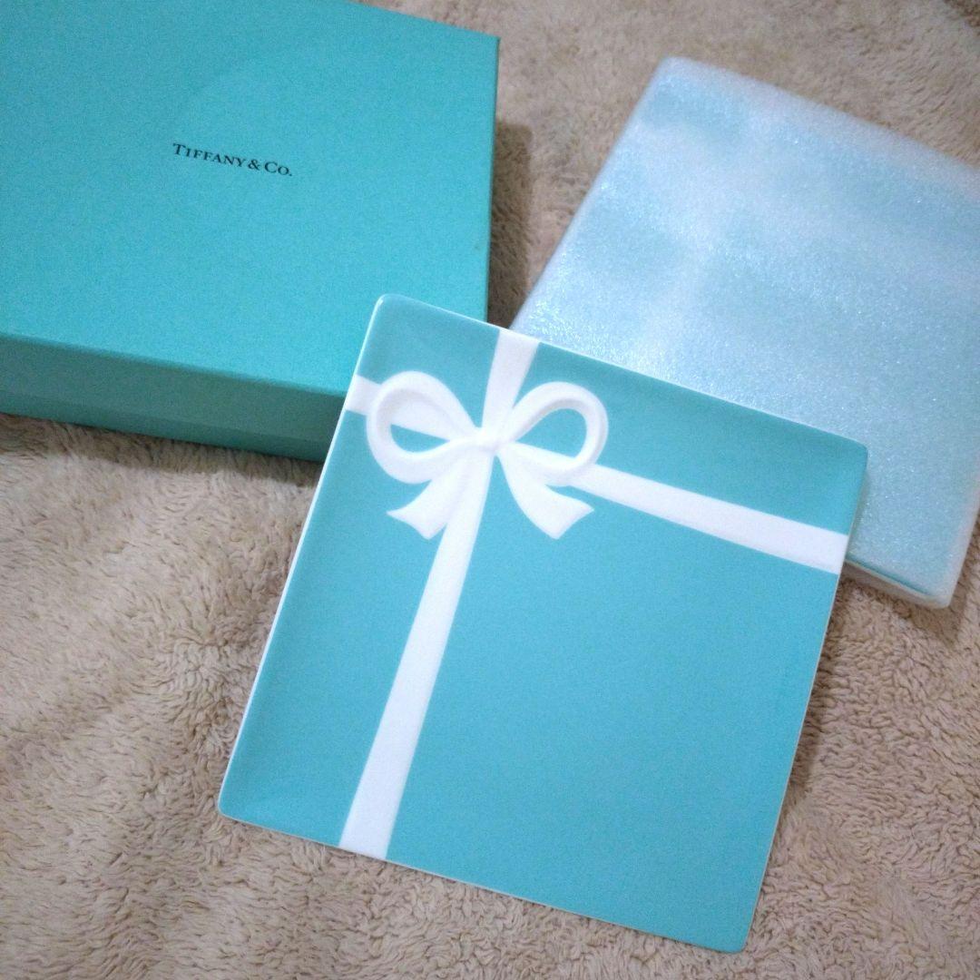 未使用 Tiffany & Co. ブルーボウデザートプレートセット