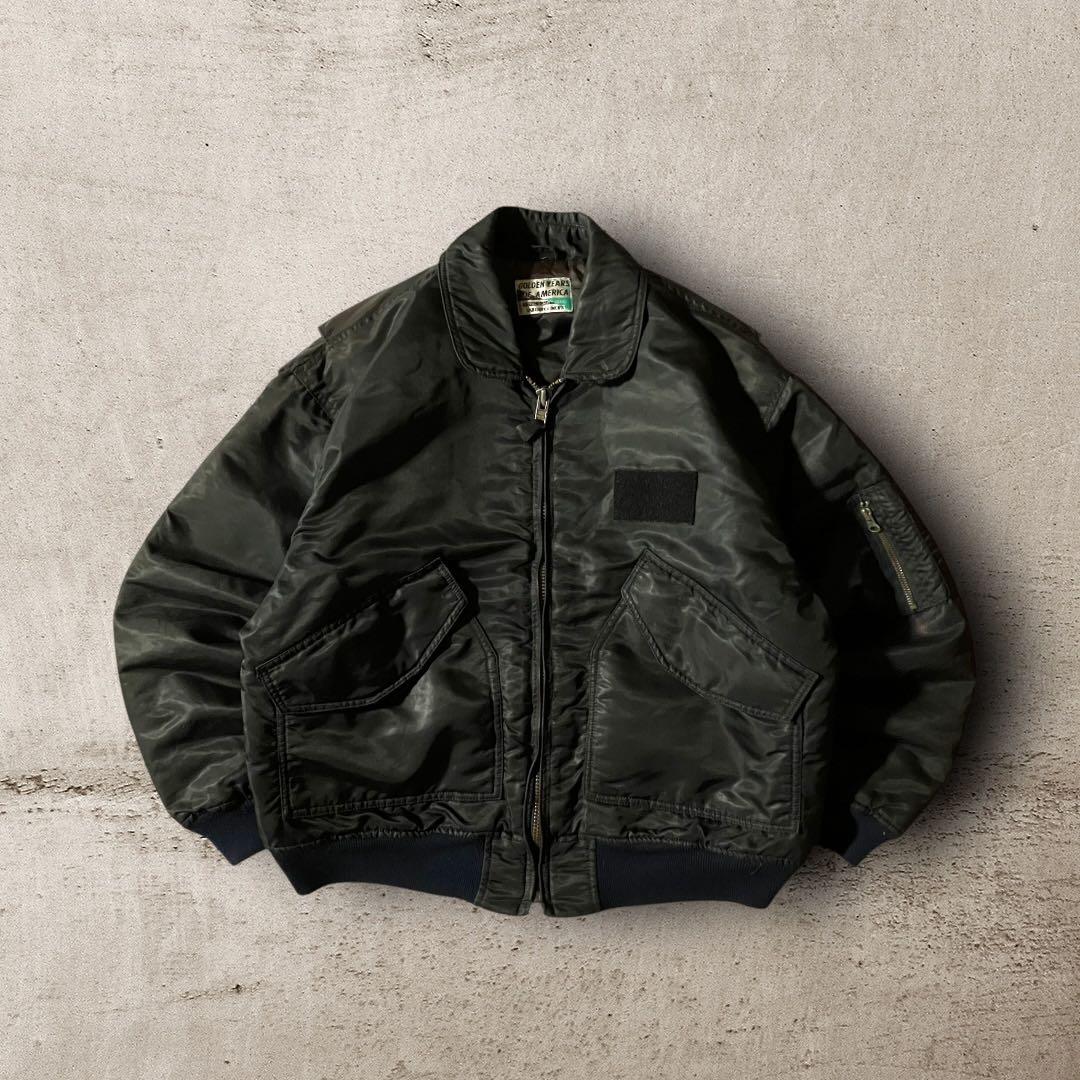 D_ni様☆vintage米軍フライトジャケットCWU-45P民間品MA-1ブラ