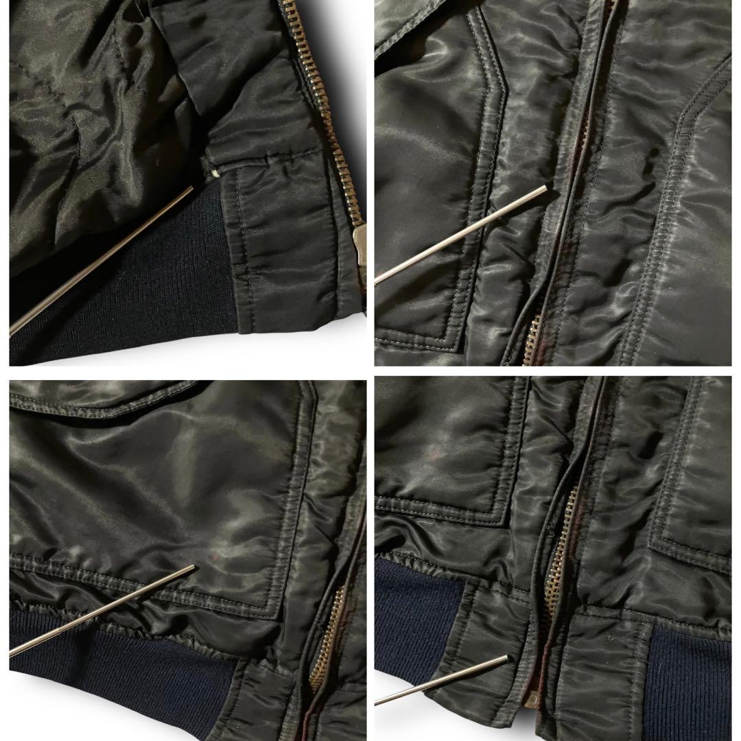 D_ni様☆vintage米軍フライトジャケットCWU-45P民間品MA-1ブラ