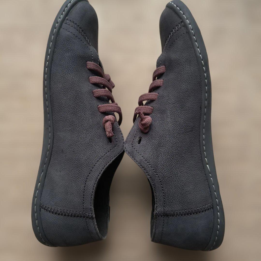 【最終価格】CAMPER カンペール レザースニーカー グレー ペウカミ