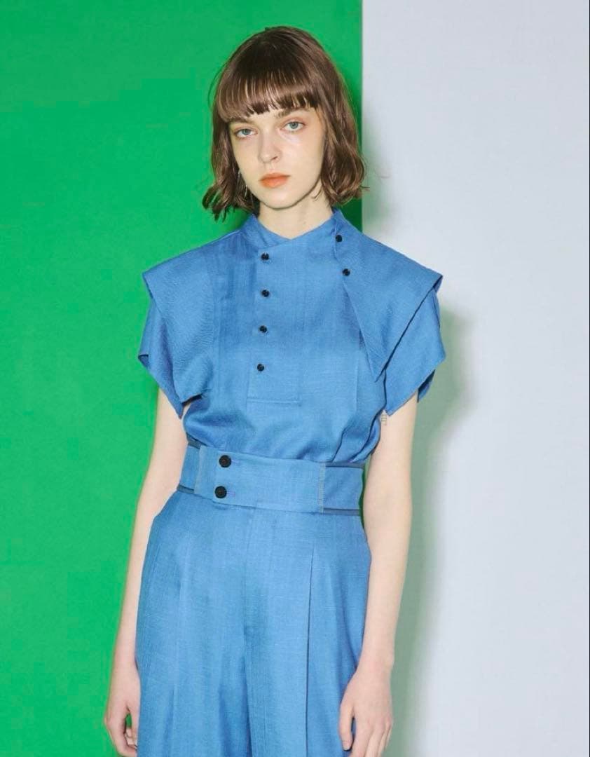 UNITED TOKYO アシメレイヤーリネン ブラウス STUDIOUS