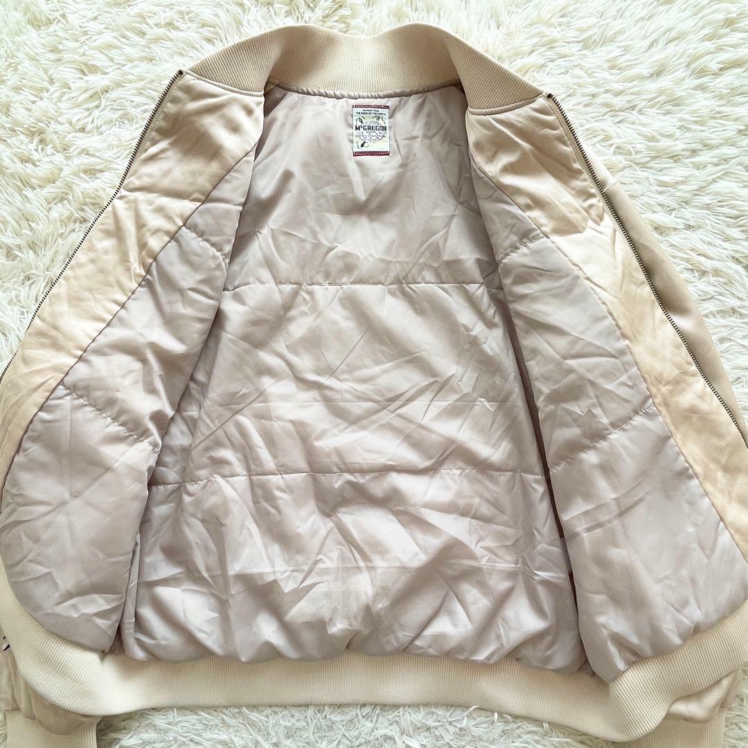 Lサイズ マックレガー スーベニアジャケット ドラゴン刺繍 微光沢ライトピンク