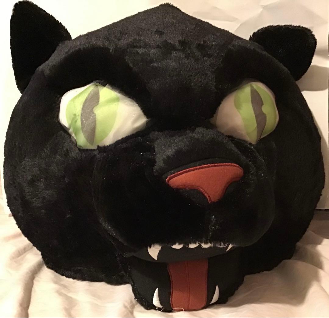 絶対ウケる(^^) 黒ねこ　巨大マスク