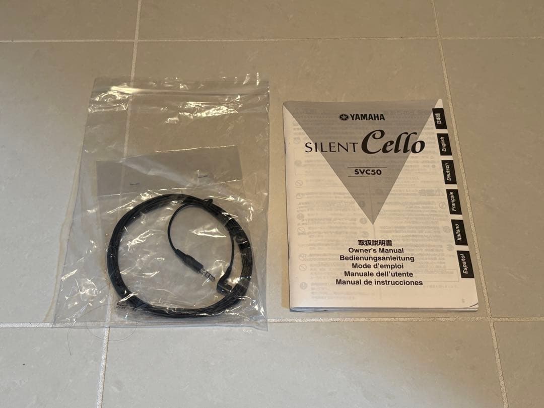 YAMAHAサイレントチェロSVC50/専用ケース/弓/弓ケース(直接受渡徳田様