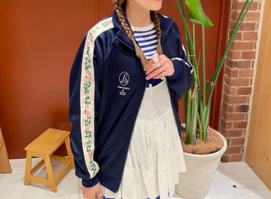 ルルメリー　ジャージ 　ネイビー　BEAMS