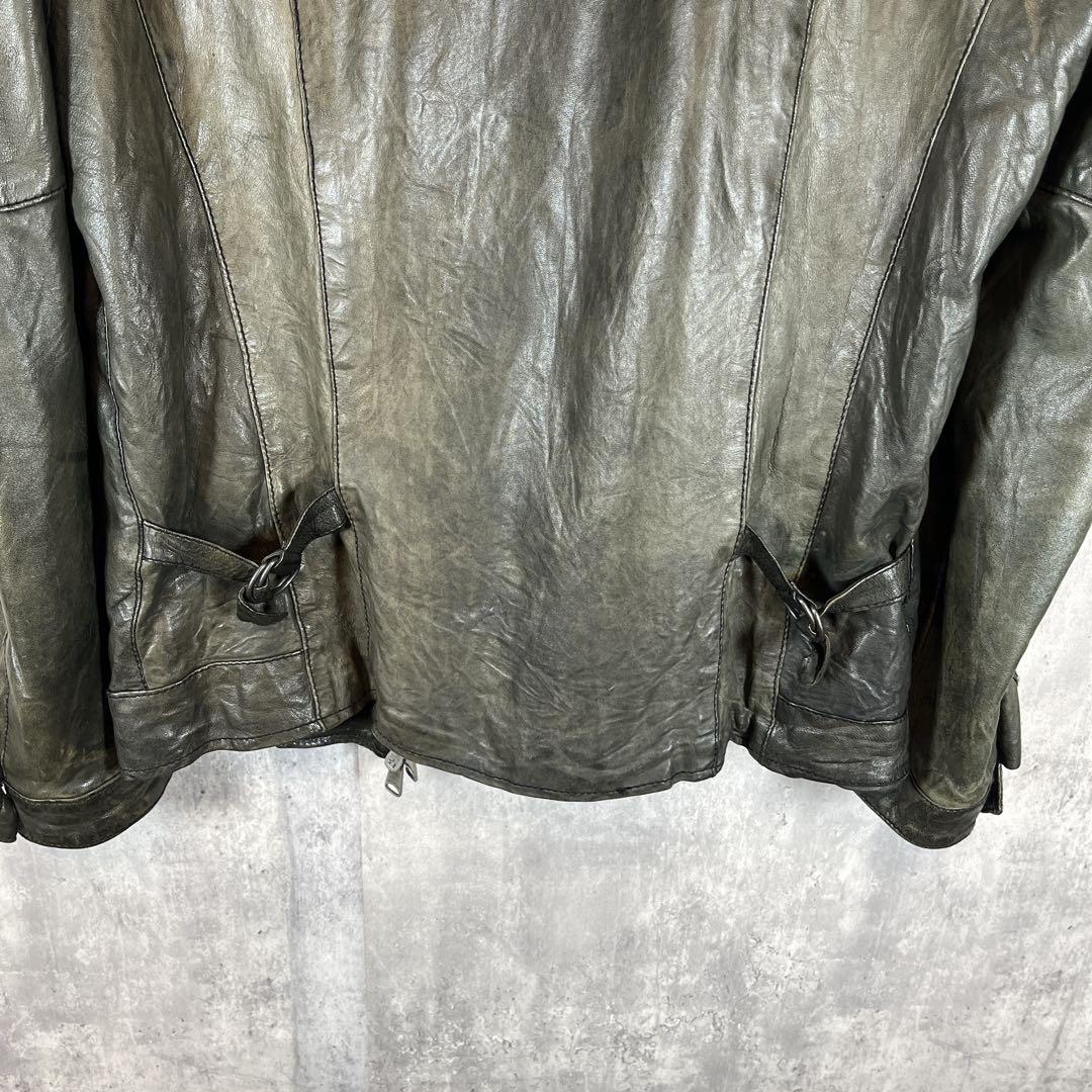 GIORGIO BRATO ジョルジオブラット ラムレザージャケット44シングル